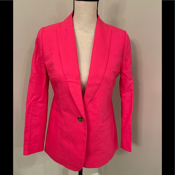 Never worn! HOT PINK JCrew Blazer